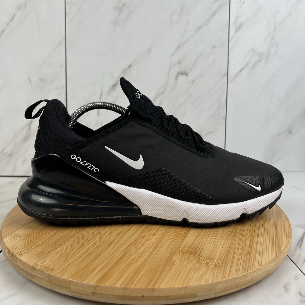 Nike Air Max 270 G Mens Size 11 Black White Spikeless Golf Shoes CK6483-001